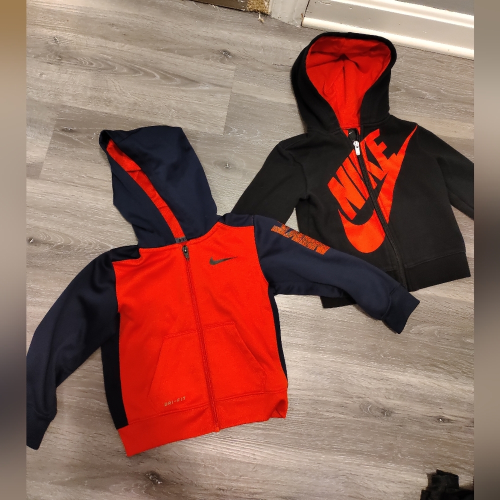 Bundle Nike Hoodies. Black and Red Hoodies
